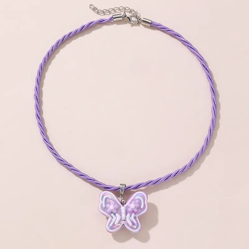 Butterfly Polyester Necklace