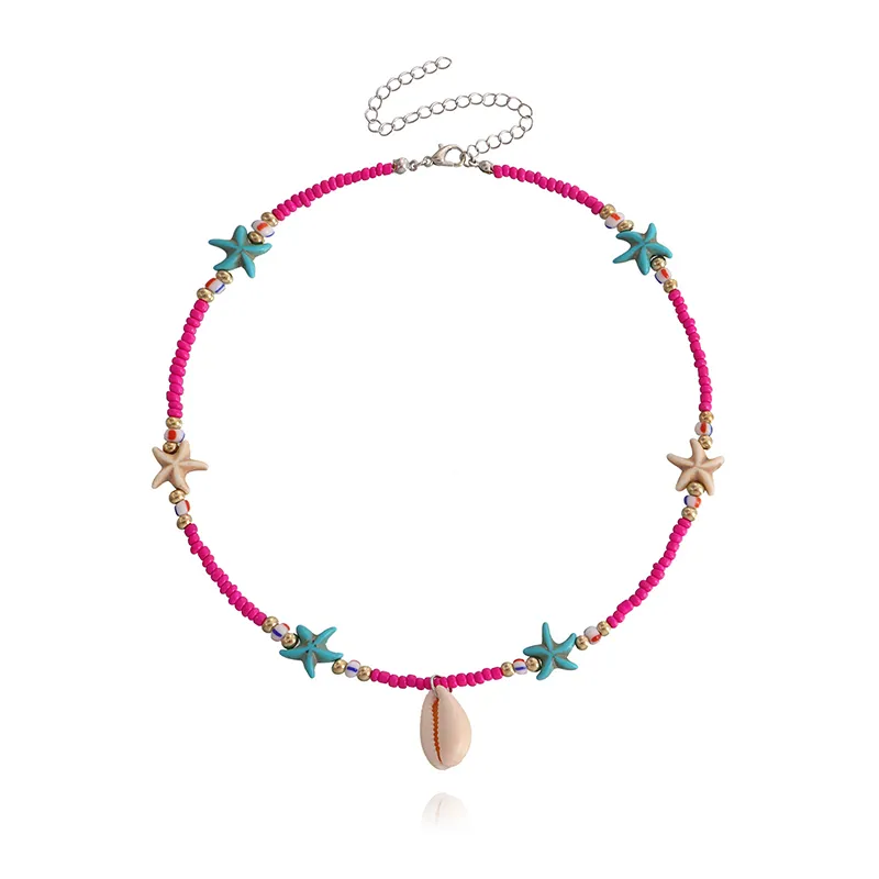 Starfish Beaded Choker