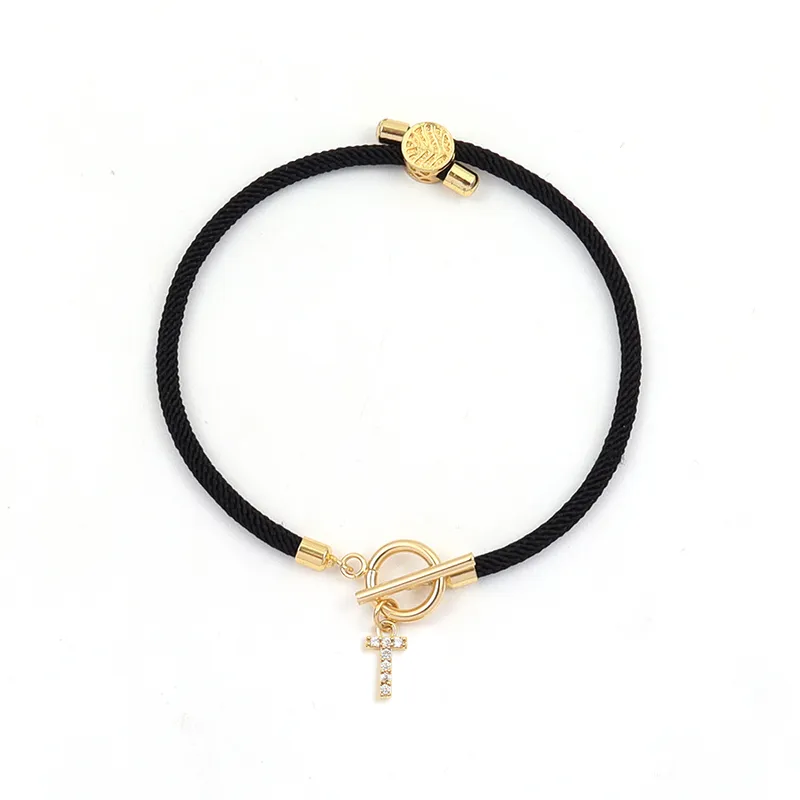 Simple Charm Rope Bracelet