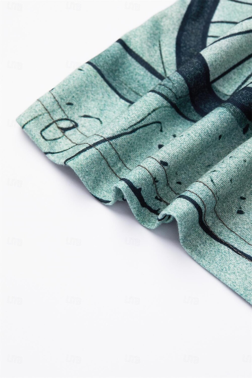 Floral Cat Print Short Sleeve Tee