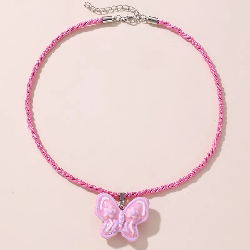 Butterfly Polyester Necklace