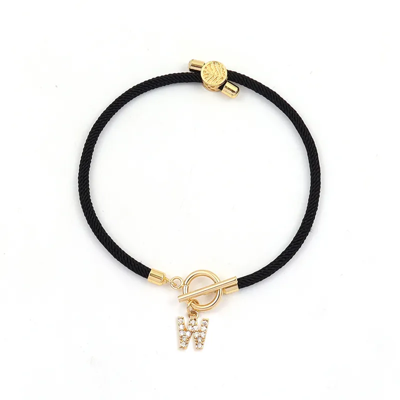 Simple Charm Rope Bracelet