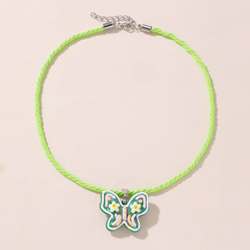 Butterfly Polyester Necklace