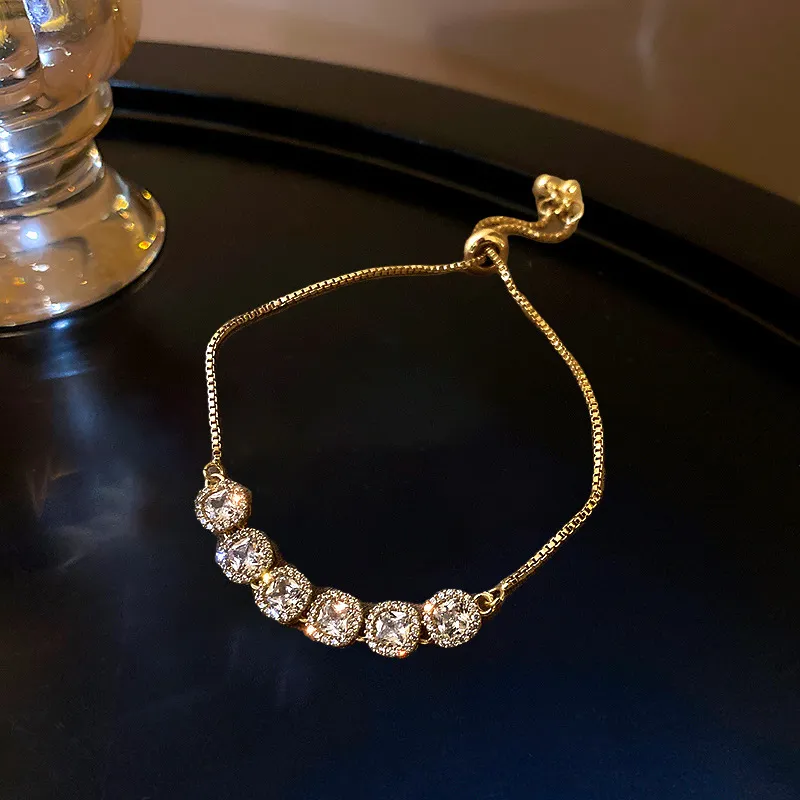 Box Rhinestone Opal Bracelets