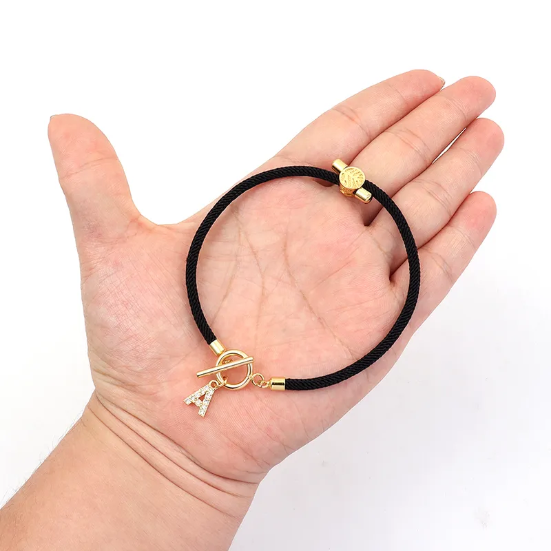 Simple Charm Rope Bracelet