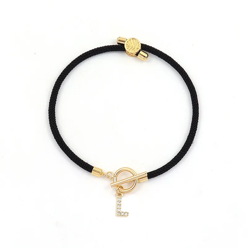 Simple Charm Rope Bracelet