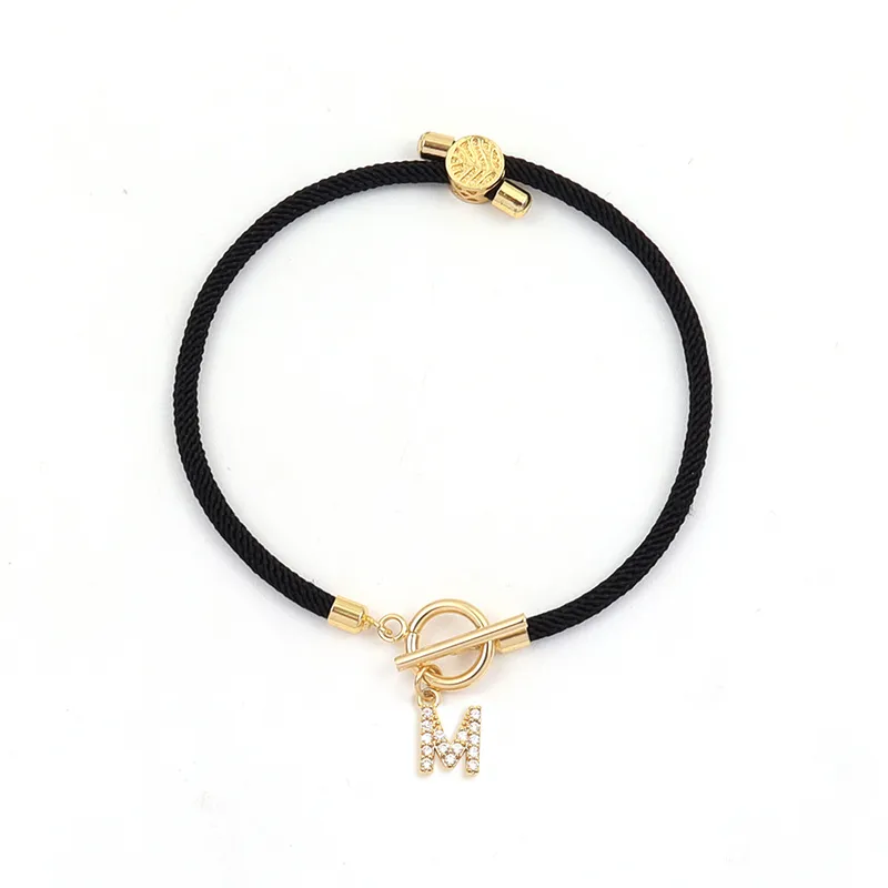 Simple Charm Rope Bracelet