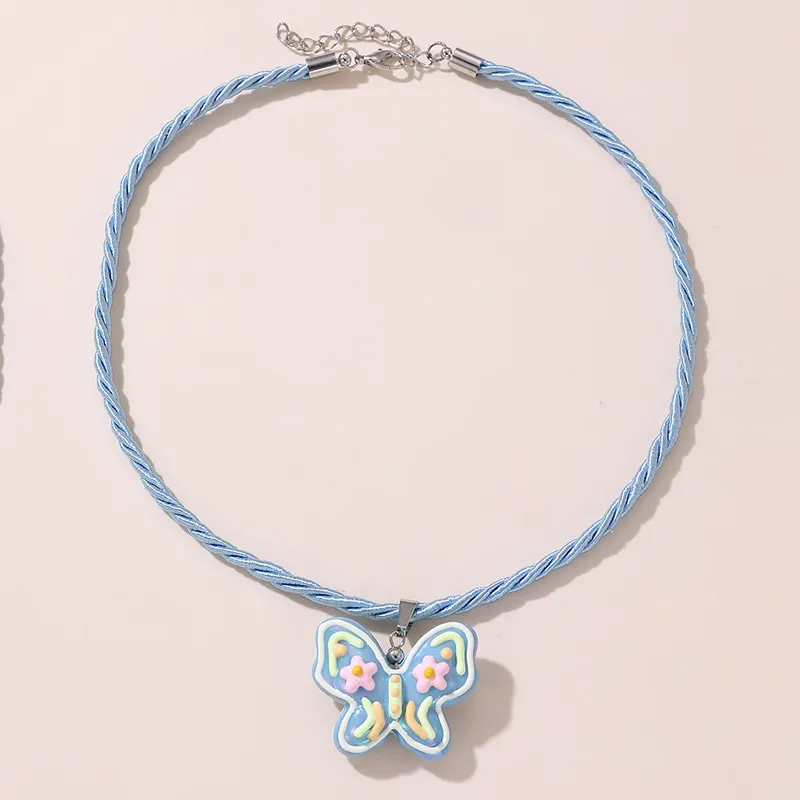 Butterfly Polyester Necklace